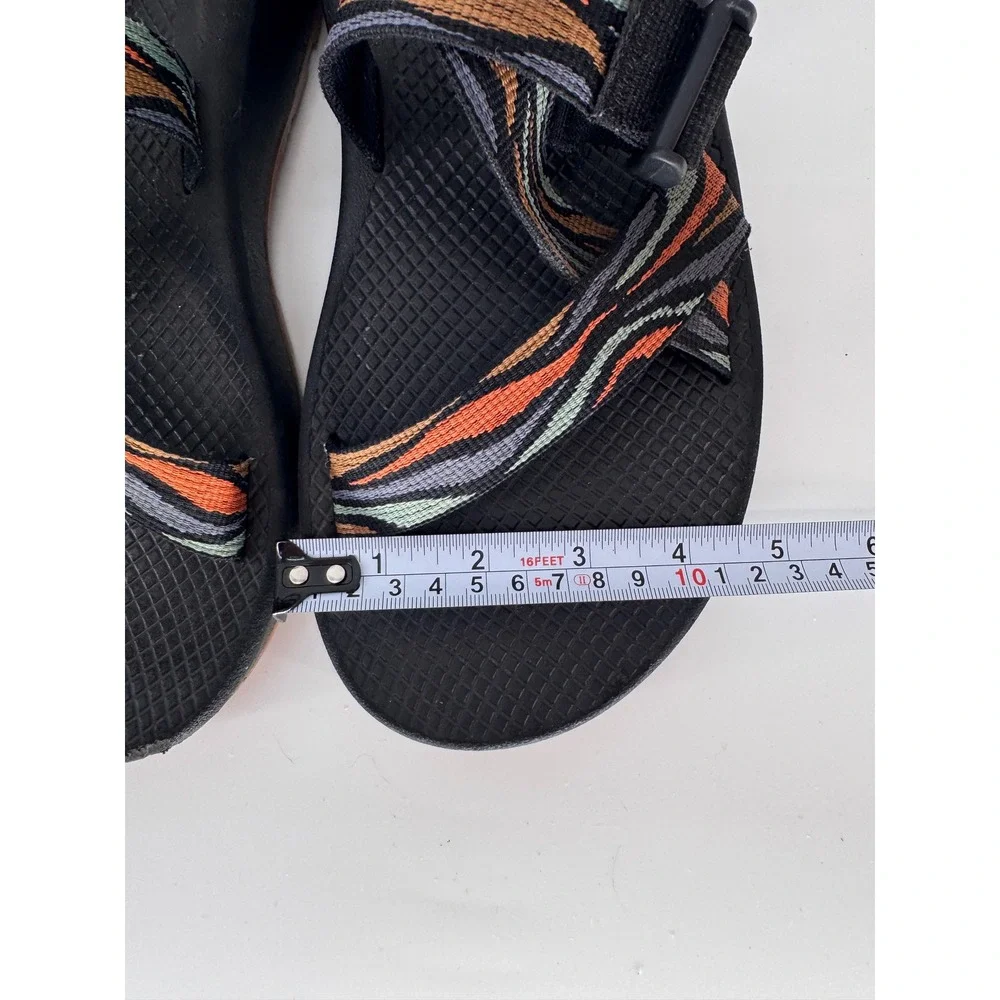 Chaco Z Cloud Sandals Mens 13 Black Orange Hiking Outdoor Sport Comfort